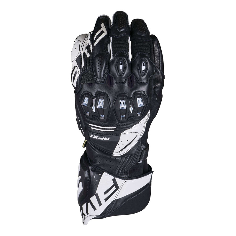 Gants cuir femme Five RFX1 Evo Woman noir/blanc
