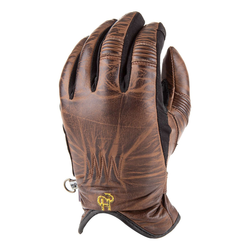 Gants cuir femme Helstons Fidji Evo marron