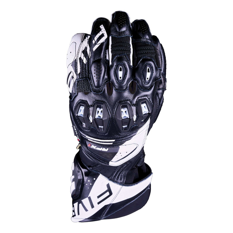 Gants cuir Five RFX1 Evo noir/blanc