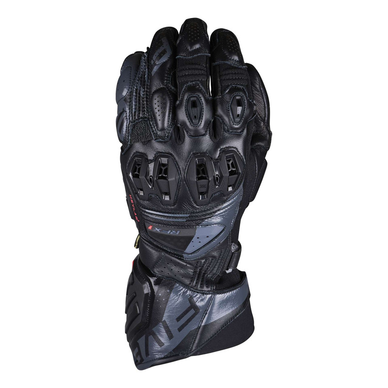 Gants cuir Five RFX1 Evo noir/gris foncé
