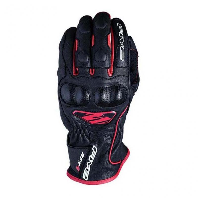 Gants cuir Five RFX4 noir/rouge- XS