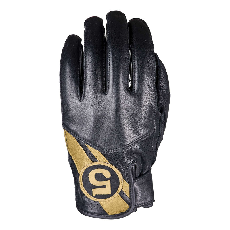 Gants cuir Five Texas Evo black/gold
