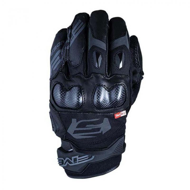 Gants cuir Five X-Rider WP Outdry noir- XS