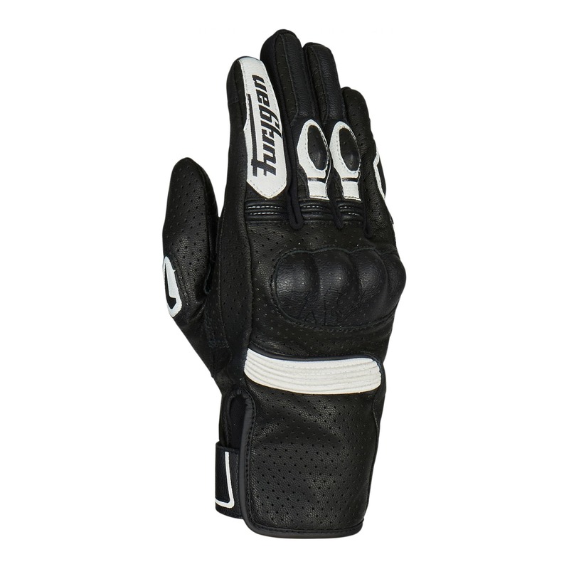 Gants cuir Furygan TD Roadster noir/blanc- S