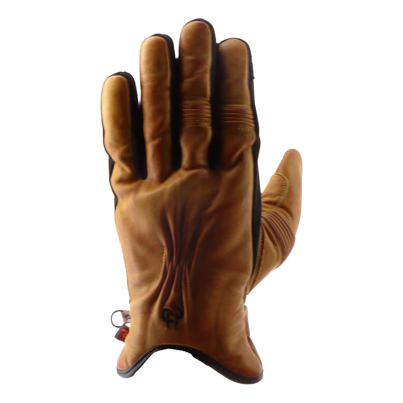 Gants cuir Helstons Benson Evo gold/noir