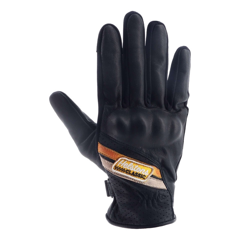Gants cuir Helstons Cars beige/gold