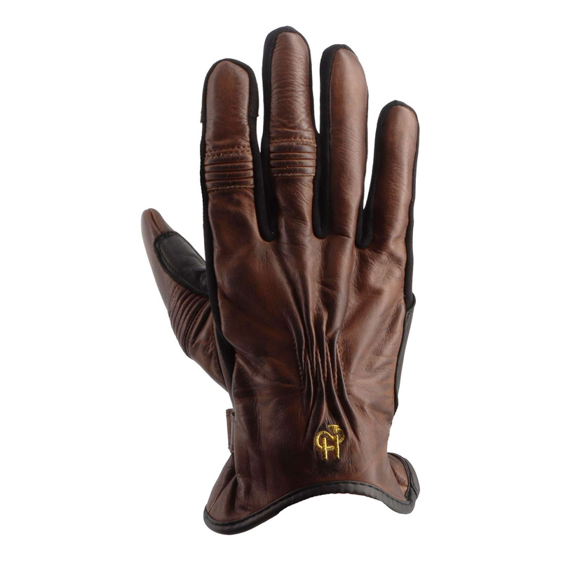 Gants cuir Helstons Condor Evo marron/noir