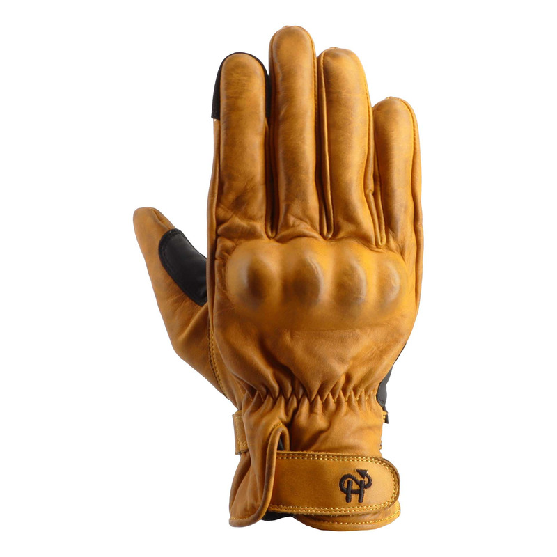 Gants cuir Helstons Ska Air gold/noir