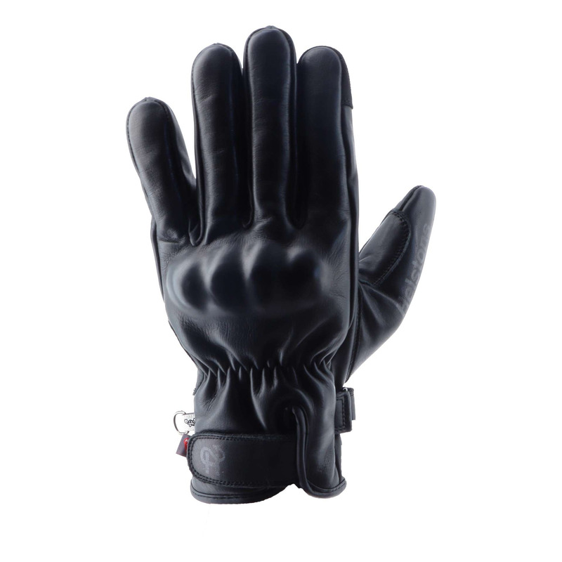 Gants cuir Helstons Ska Evo noir/noir