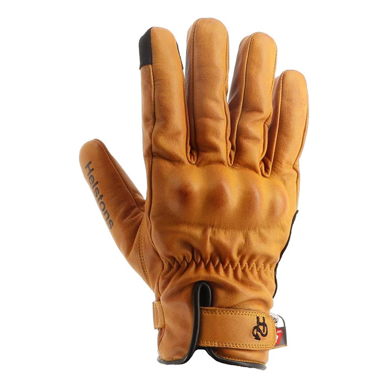Gants cuir Helstons SKA Hiver gold/noir- T10