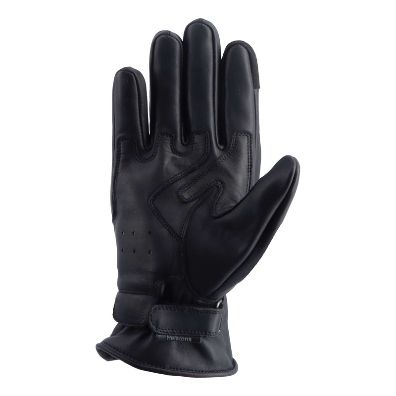 Gants cuir Helstons Ska noir/noir