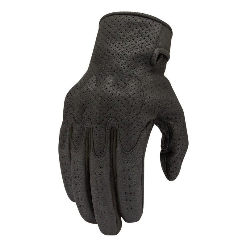 Gants cuir Icon Airform noir- S