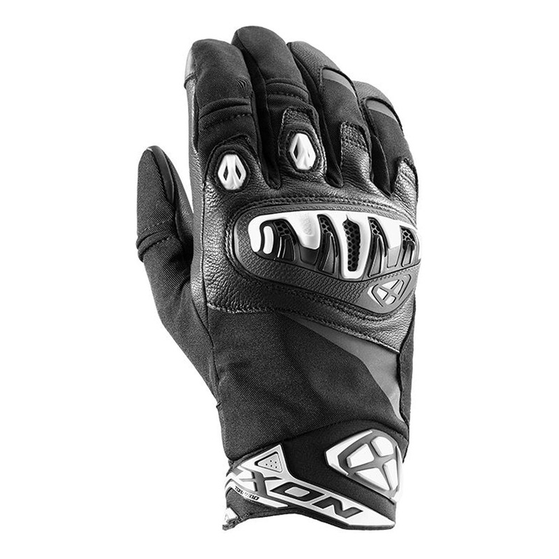 Gants cuir Ixon MS-Torpedo noir/blanc- S