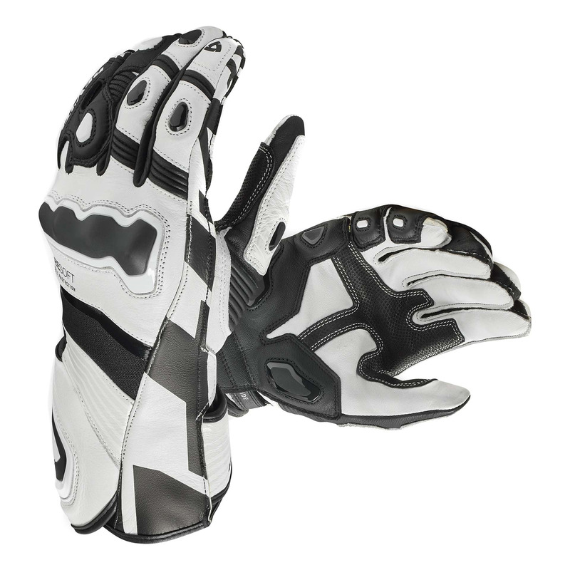 Gants cuir Rev’It Jerez 4 white/black