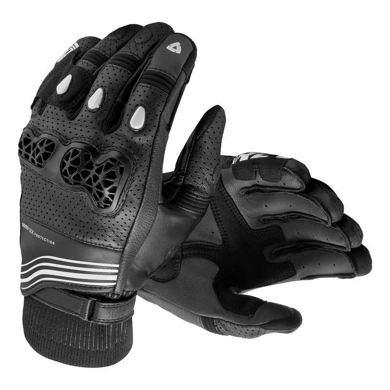 Gants cuir Rev’It Positron black/white