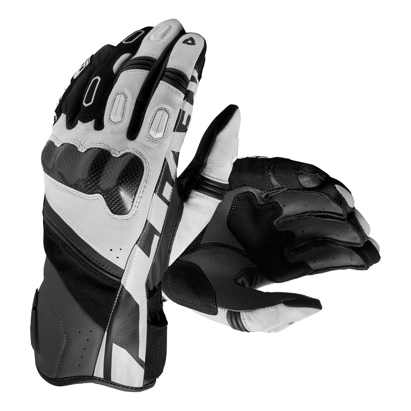 Gants cuir Rev’It RSR 5 black/white