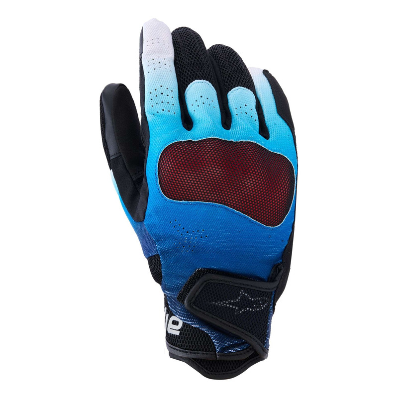 Gants cuir/textile Alpinestars Mogress Airflow fading blue black