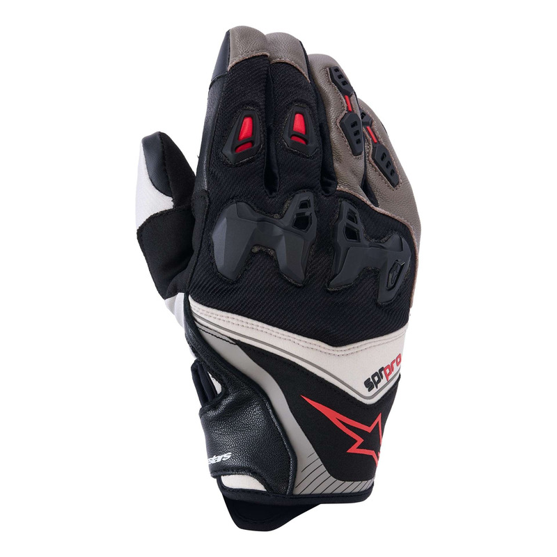 Gants cuir/textile Alpinestars SP-R Pro walmnut mastic black