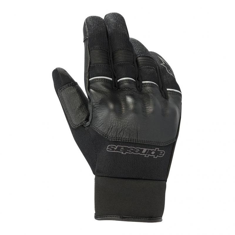 Gants cuir/textile Alpinestars W Ride Drystar noir- S