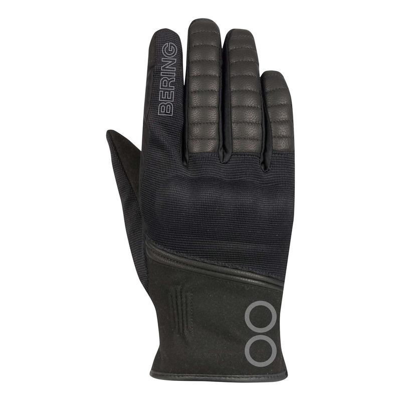 Gants cuir /textile Bering Chakra noir