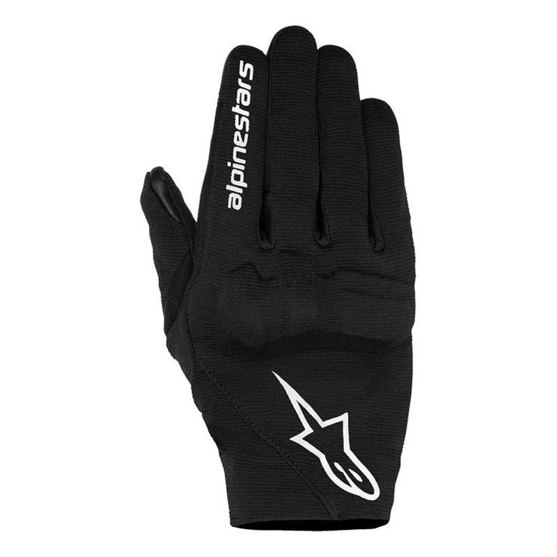 Gants cuir/textile femme Alpinestars Stella Reef V2 black/white- XS