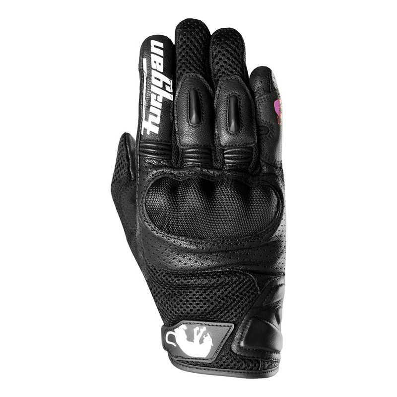 Gants cuir/textile femme Furygan TD12 Lady Evo noir
