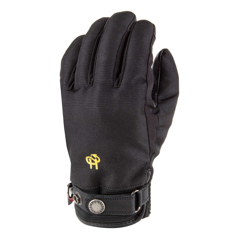 Gants cuir/textile femme Helstons Simple Evo Girl noir