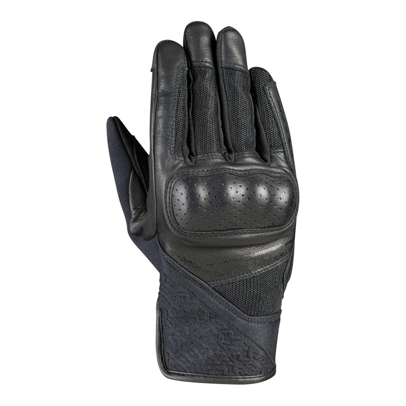 Gants cuir/textile femme Ixon RS Launch lady noir- XS