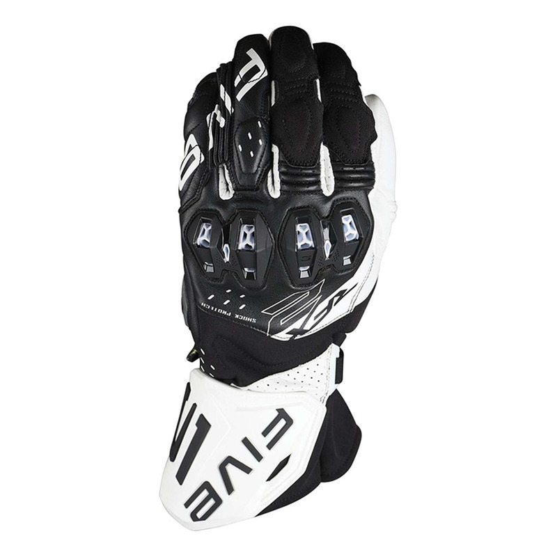 Gants cuir/textile Five RFX2 Evo black/white