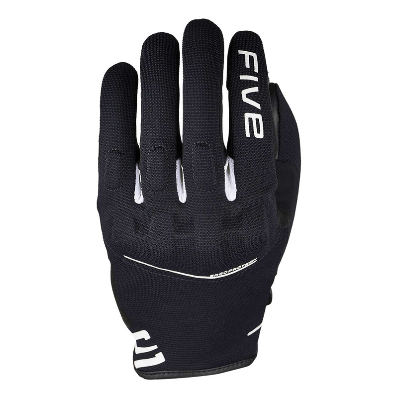 Gants cuir/textile Five RS4 Evo black/white