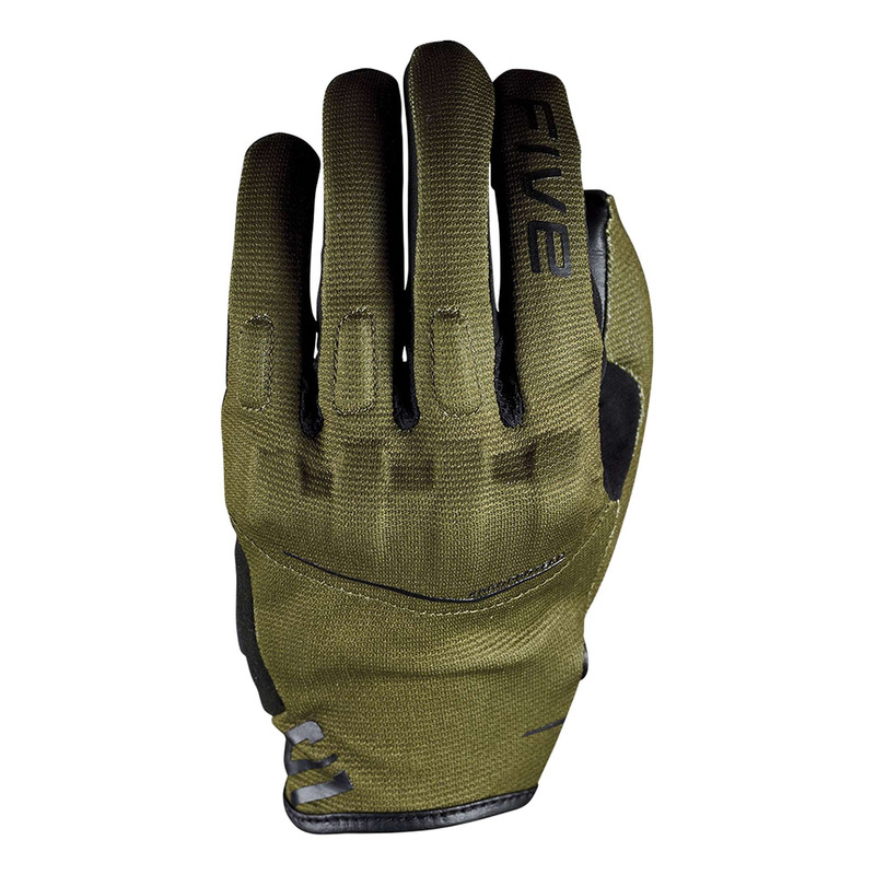 Gants cuir/textile Five RS4 Evo khaki