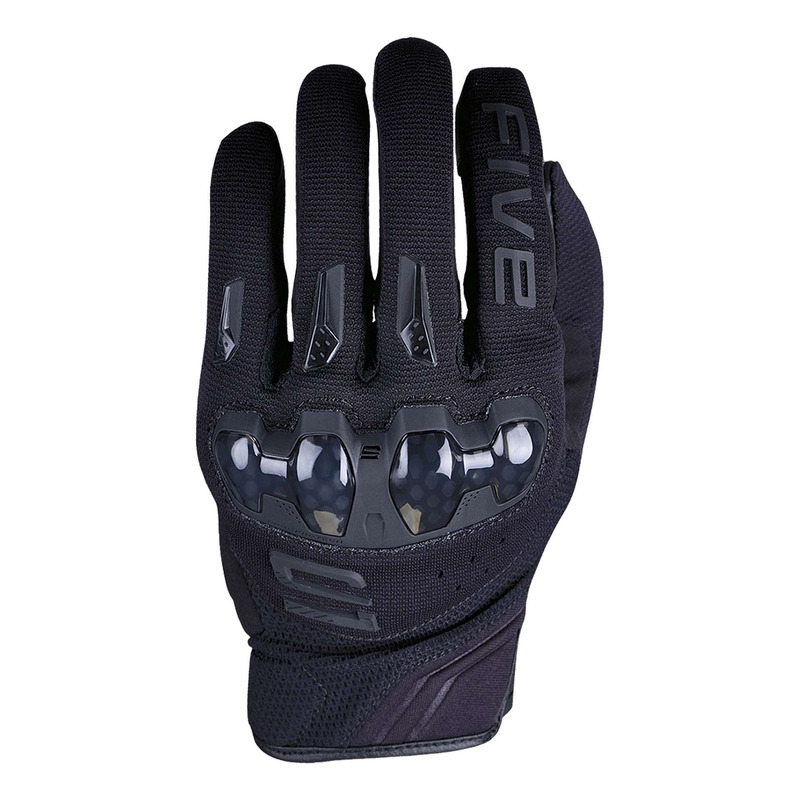 Gants cuir/textile Five RSX black