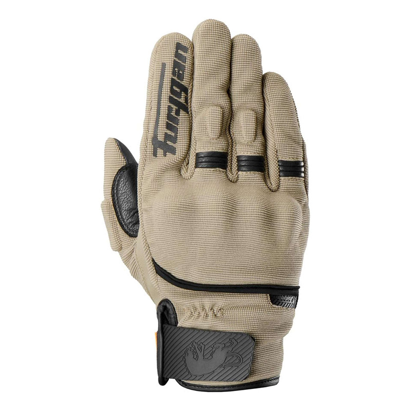 Gants cuir/textile Furygan Jet D3O Evo sable/noir- S