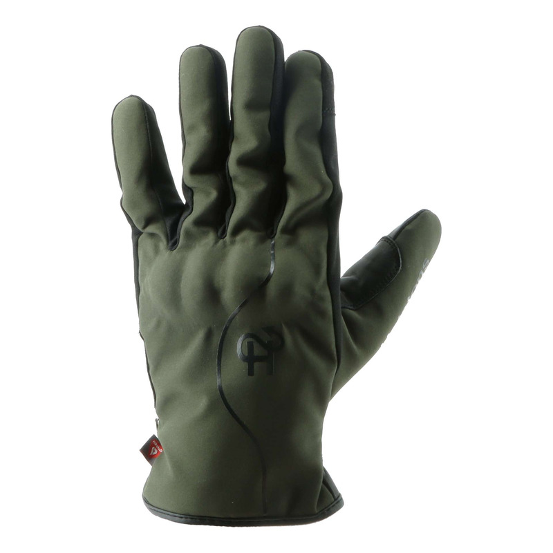 Gants cuir/textile Helstons Fast kaki