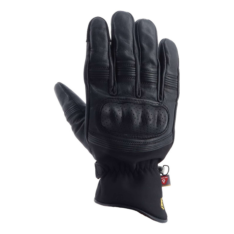 Gants cuir/textile Helstons Horizon Hiver noir