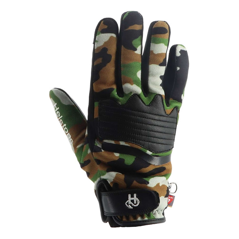 Gants cuir/textile Helstons Jazz camo/noir