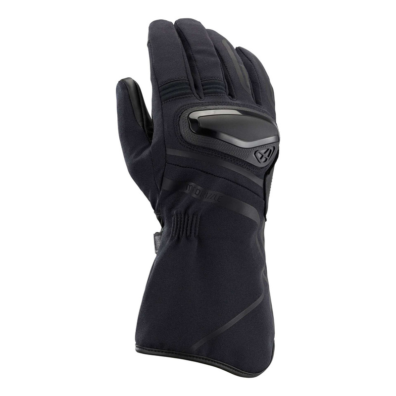 Gants cuir/textile Ixon MS Drizzle black