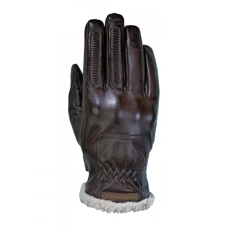 Gants cuir/textile Ixon Pro Custom marron- S