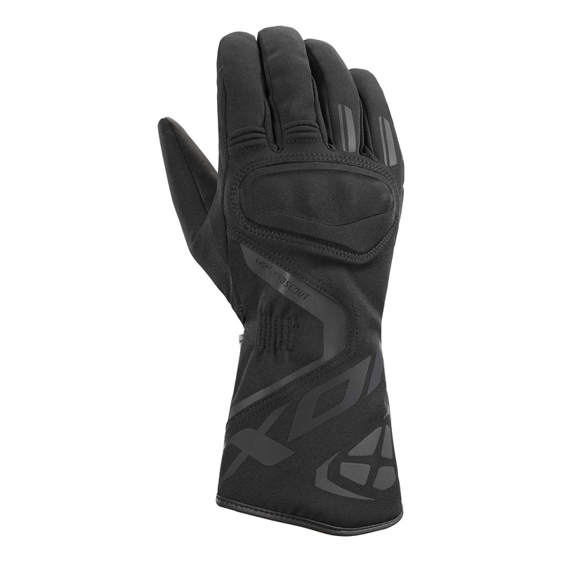 Gants cuir/textile Ixon Pro Scout noir