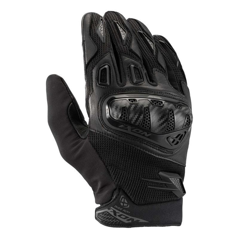 Gants cuir/textile Ixon Rise Air 2 black- L