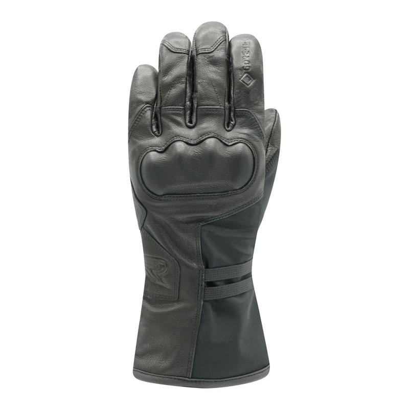 Gants cuir/textile Racer Echo Grip Gore-Tex noir- S