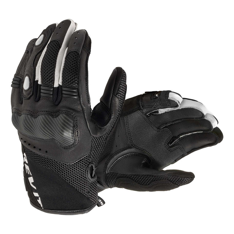 Gants cuir/textile Rev’It Blaze black/white