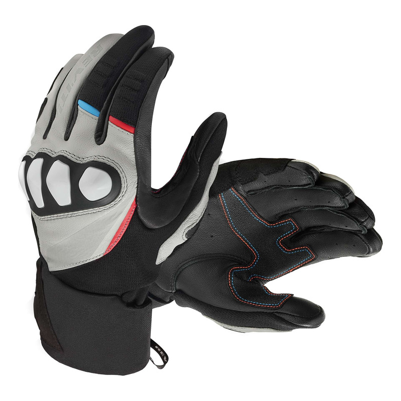 Gants cuir/textile Rev’It Combustion black/light grey