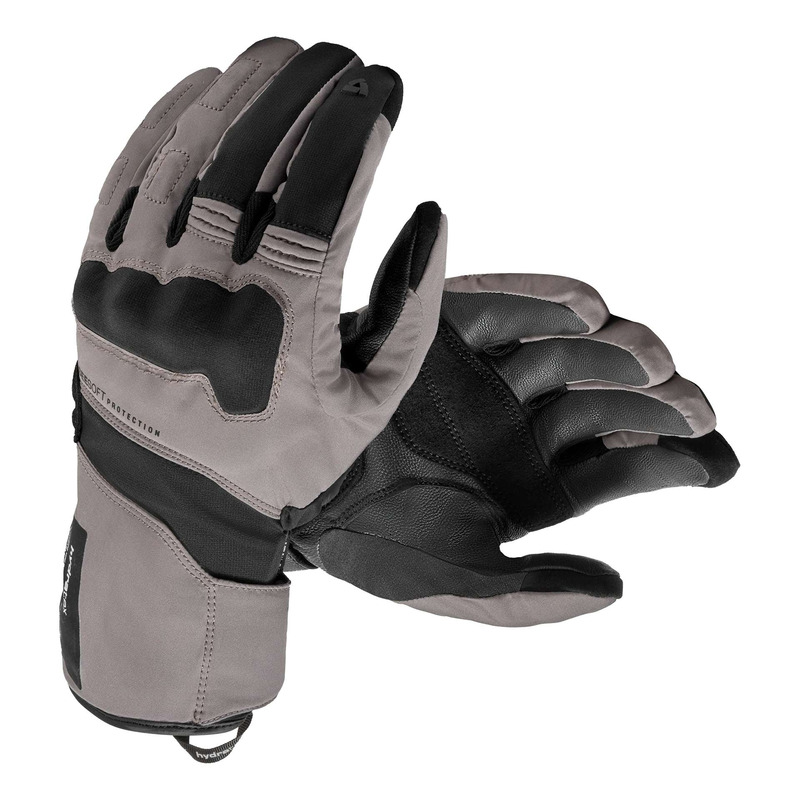 Gants cuir/textile Rev’It Convergent H2O grey/black