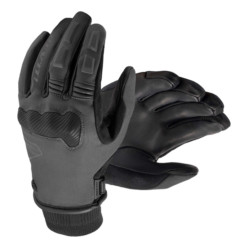 Gants cuir/textile Rev’It Hydra 3 H2O anthracite/noir
