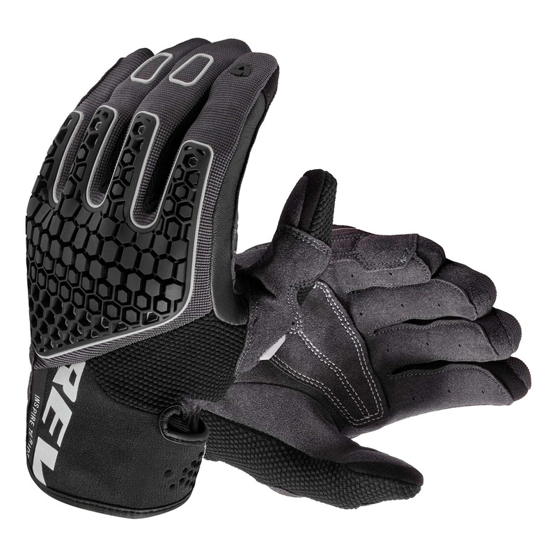 Gants cuir/textile Rev’It Mangrove 2 black/grey