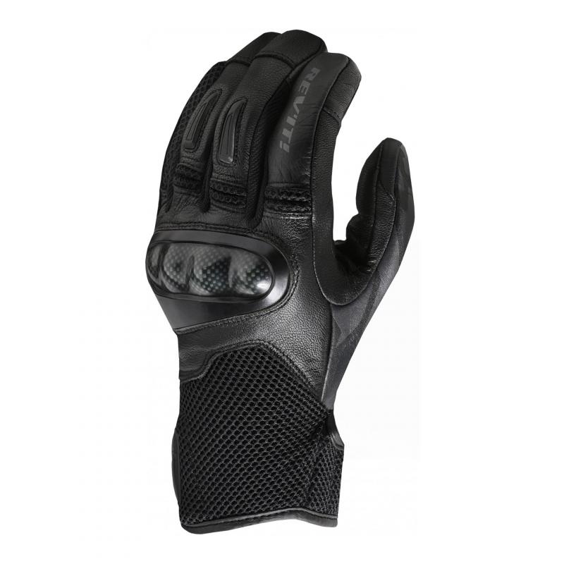 Gants cuir/textile Rev'it Prime noir- S