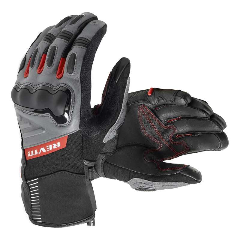 Gants cuir/textile Rev’It Sand 5 H2O black/grey