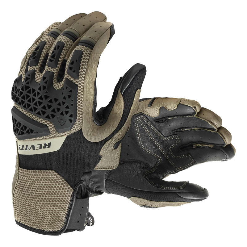 Gants cuir/textile Rev’It Sand 5 sand/black