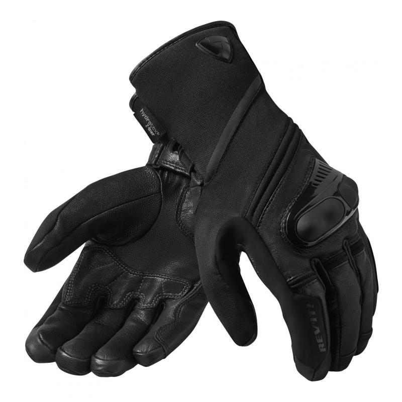 Gants cuir/textile Rev'it Sirius 2 H2O noir- S